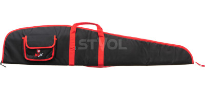 Чохол Gamo для пневматичної рушниці з прицілом 130 см, червоно/чорний