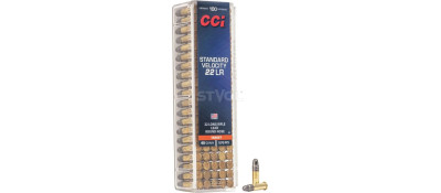 Патрон нарізний CCI Standart Velocity 22LR, LRN 40GR (2,6 г)
