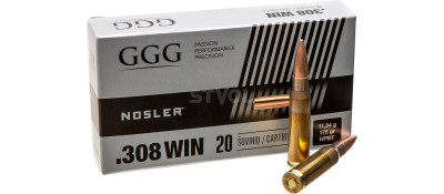 Патрон нарізний GGG k.308 Win, HPBT, 175gr 
