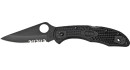 Ніж Spyderco Delica 4 Black Blade