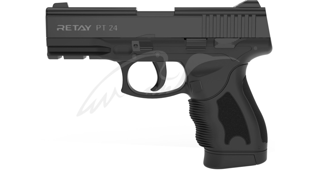 Пістолет стартовий Retay PT24 кал. 9 мм. Колір - black.