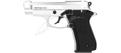 Пістолет стартовий Retay 84FS. Колір - nickel.
