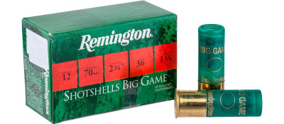 Патрон Remington Big Game кал. 12/70 дріб №3/0 (4,3 мм) наважка 36 г