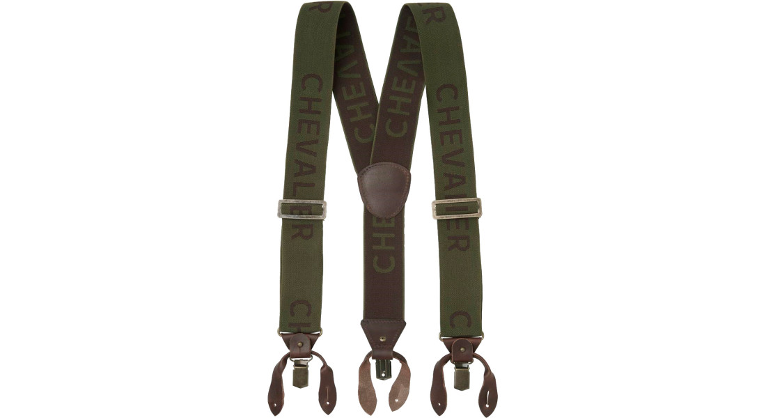 Подтяжки Chevalier Logo. Зеленый