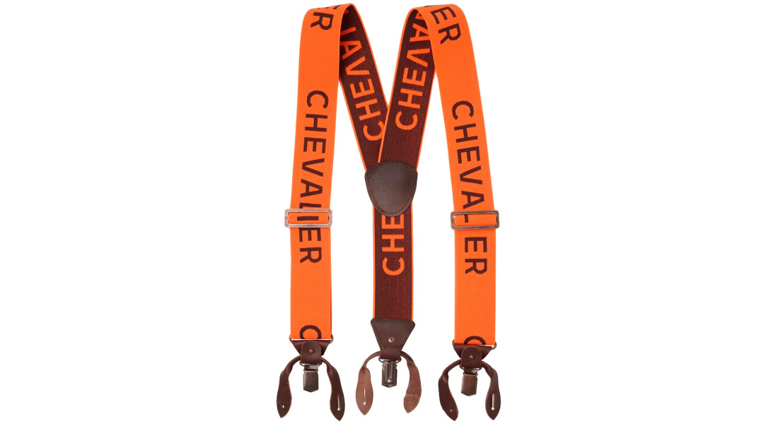 Підтяжки Chevalier Logo. Помаранчевий