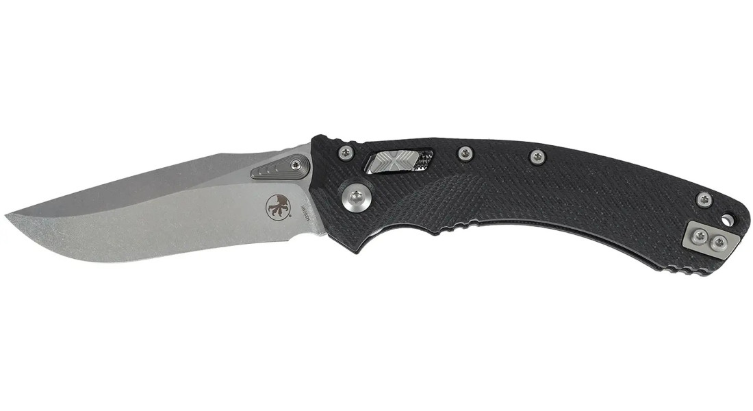 Нож Microtech Amphibian Stonewash Black