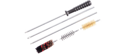 Набір для чищення 12 кал. MEGAline. Пластикова коробка, алюминиевый шомпол