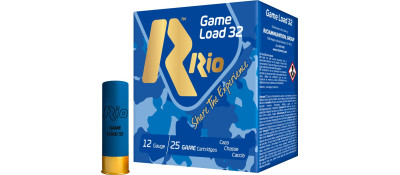 Патрон RIO Game Load-32 NEW кал. 12/70 дробь №0 (4.25 мм) навеска 32 г
