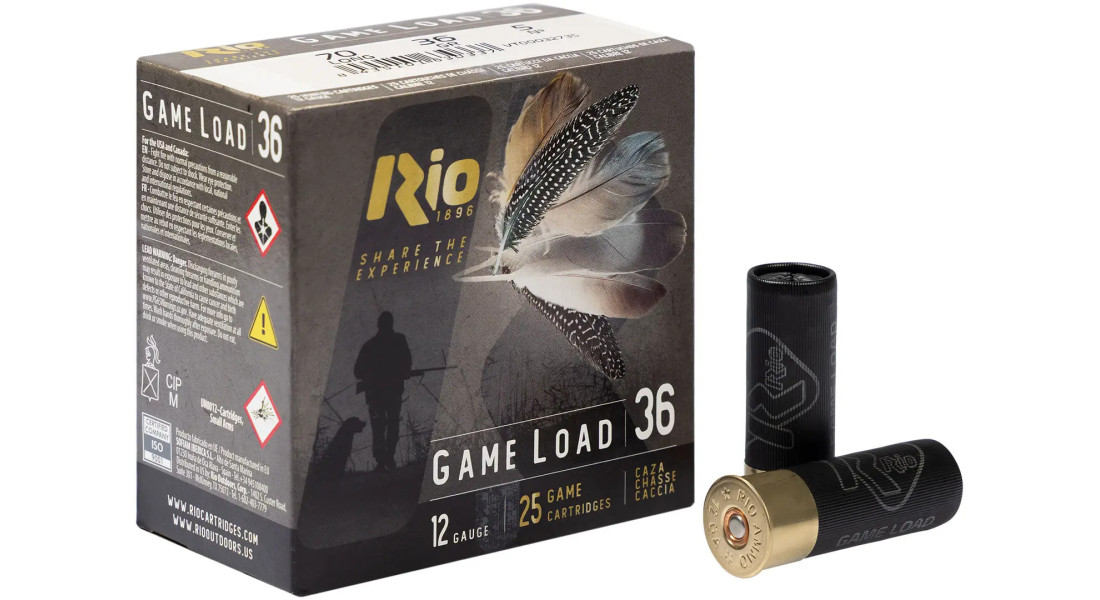 Патрон RIO Game Load-36 NEW кал. 12/70 дробь №5 (3 мм) навеска 36 г