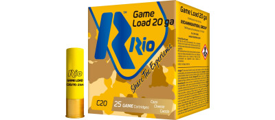 Патрон RIO Game Load C20 кал. 20/70 дробь №4/0 (5,0 мм) навеска 28 г