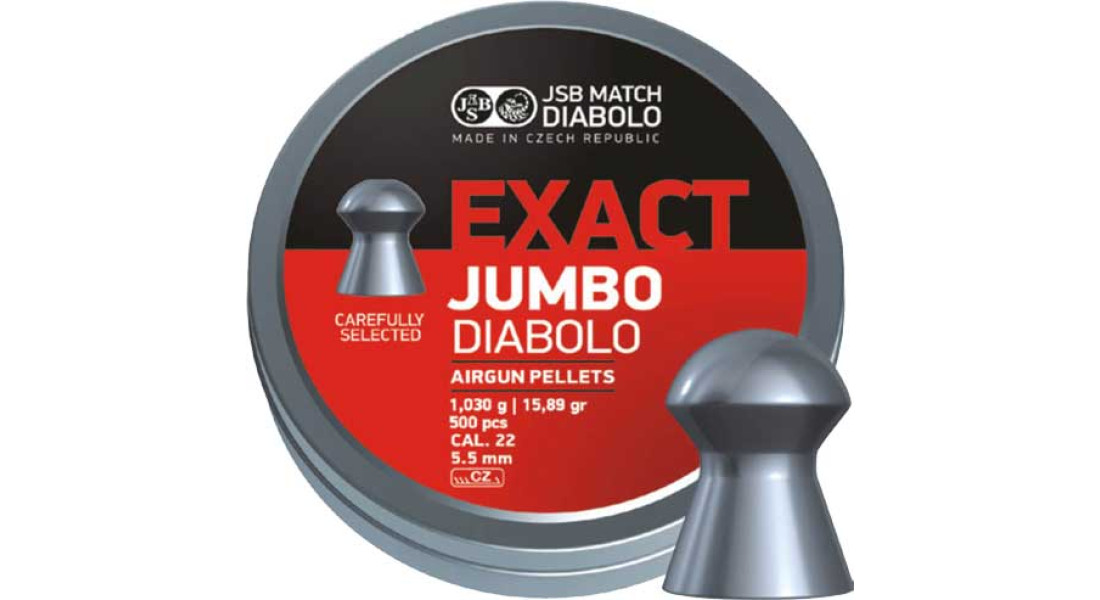 Кулі пневматичні JSB Diabolo Exact Jumbo. Кал. 5.52 мм