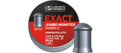 Кулі пневматичні JSB Diabolo Exact Jumbo Monster. Кал. 5.52 мм