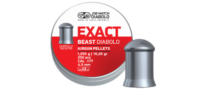 Кулі пневматичні JSB Diabolo Exact Beast. Кал. 4.52 мм. Вага - 1.05 г. 250 шт/уп