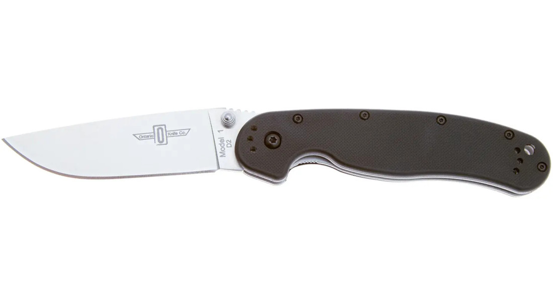 Ніж Ontario Knife RAT I D2 Black