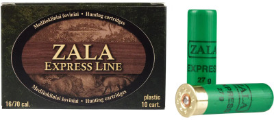 Патрон Zala Arms Express кал. 16/70 дріб № 2/0 (4,50 мм) наважка 27 г