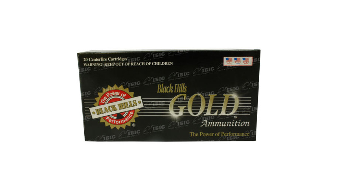 Патрон Black Hills Gold кал. 308 Win куля Hornady A-Max маса 10,9 г.