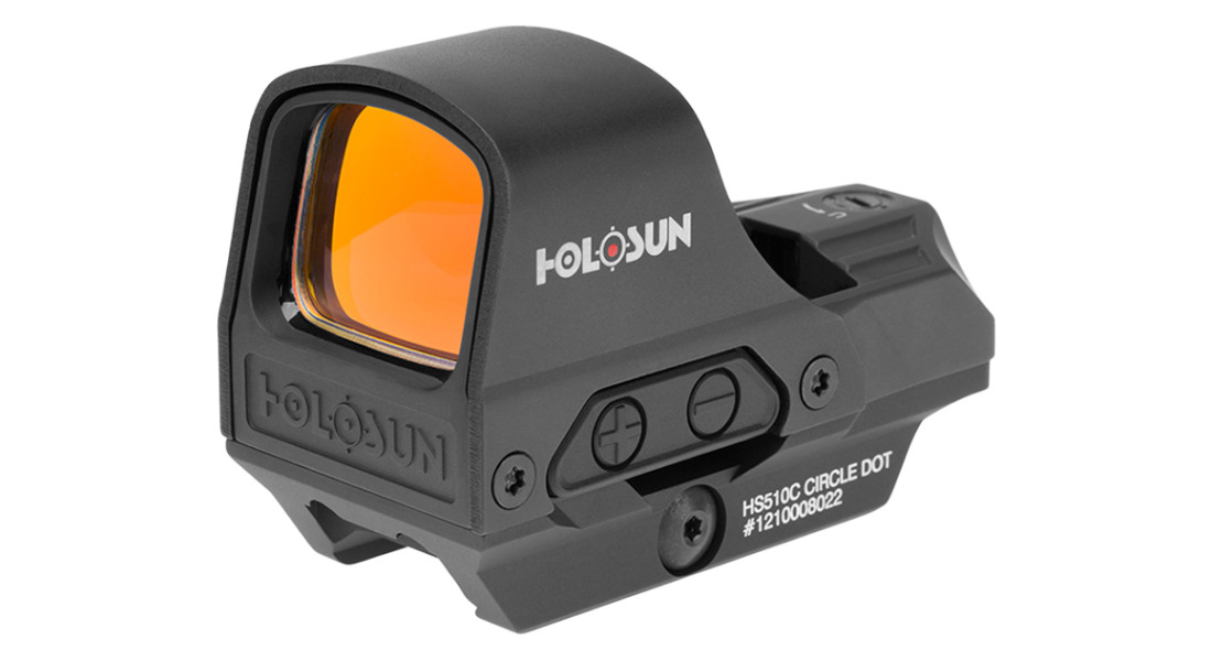 Приціл коліматорний Holosun HS510С точка 2 MOA + коло 65 МОА