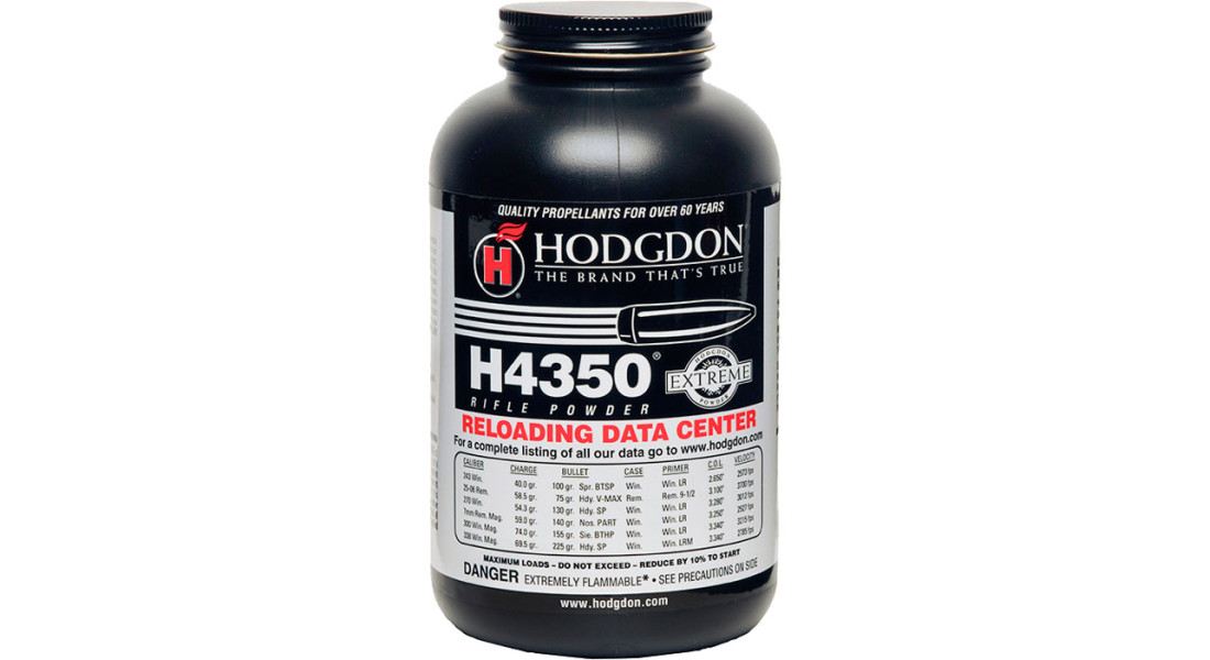Порох Hodgdon H4350. Вага - 0,454 кг