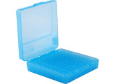 Коробка MTM для патронів кал. 22 LR. на 100 патронів, блакитна