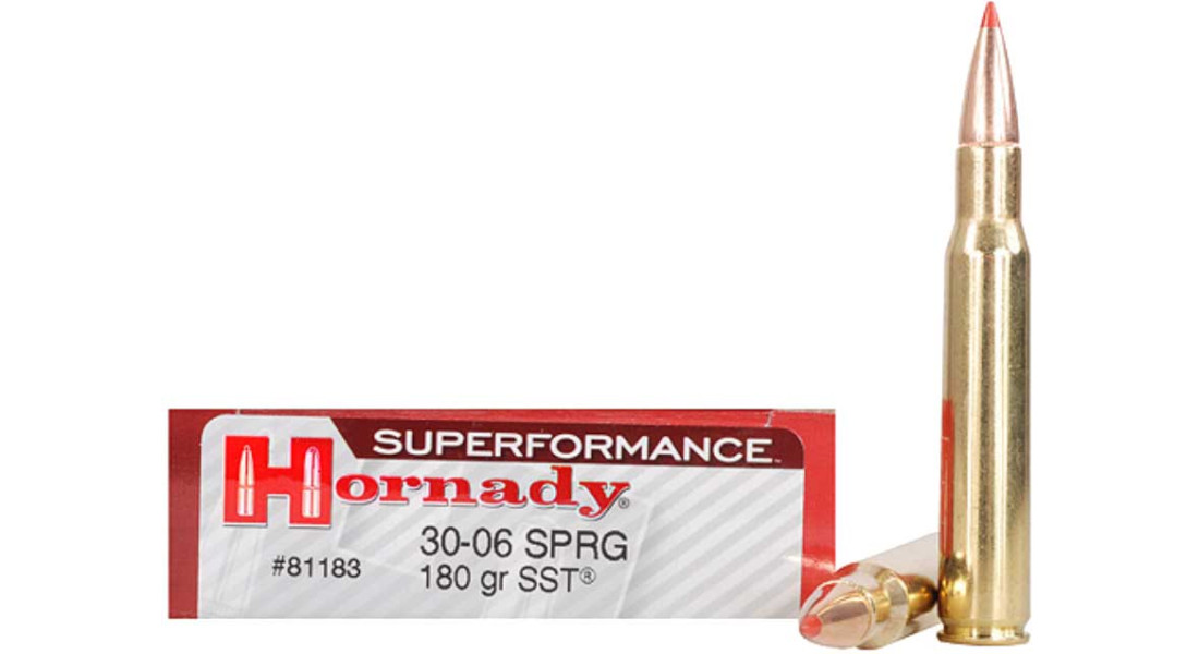 Патрон Hornady Superformance кал .30-06 куля SST маса 180 гр (11.7 г)