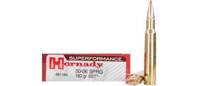 Патрон Hornady Superformance кал .30-06 куля SST маса 180 гр (11.7 г)