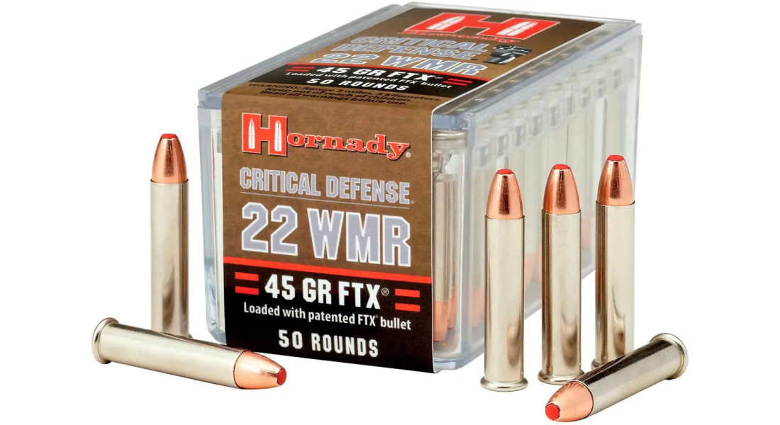 Патрон Hornady Critical Defense кал .22 WMR куля FTX маса 45 гр (2.9м) Патрон Hornady Critical Defense кал .22 WMR куля FTX маса 45 гр (2.9м)