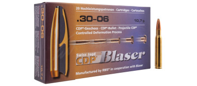 Патрон Blaser кал. 30-06 куля CDP маса 10,7 г/ 165 гран