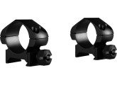 Кільця Hawke Precision Steel. d - 25.4 мм Low. Weaver/Picatinny