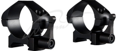 Кільця швидкознімні Hawke Precision Steel. d - 30 мм. Low. Weaver/Picatinny