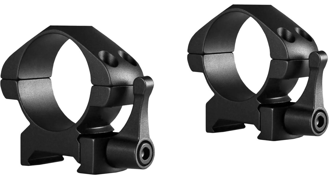 Кільця швидкознімні Hawke Precision Steel. d - 30 мм. Medium. Weaver/Picatinny