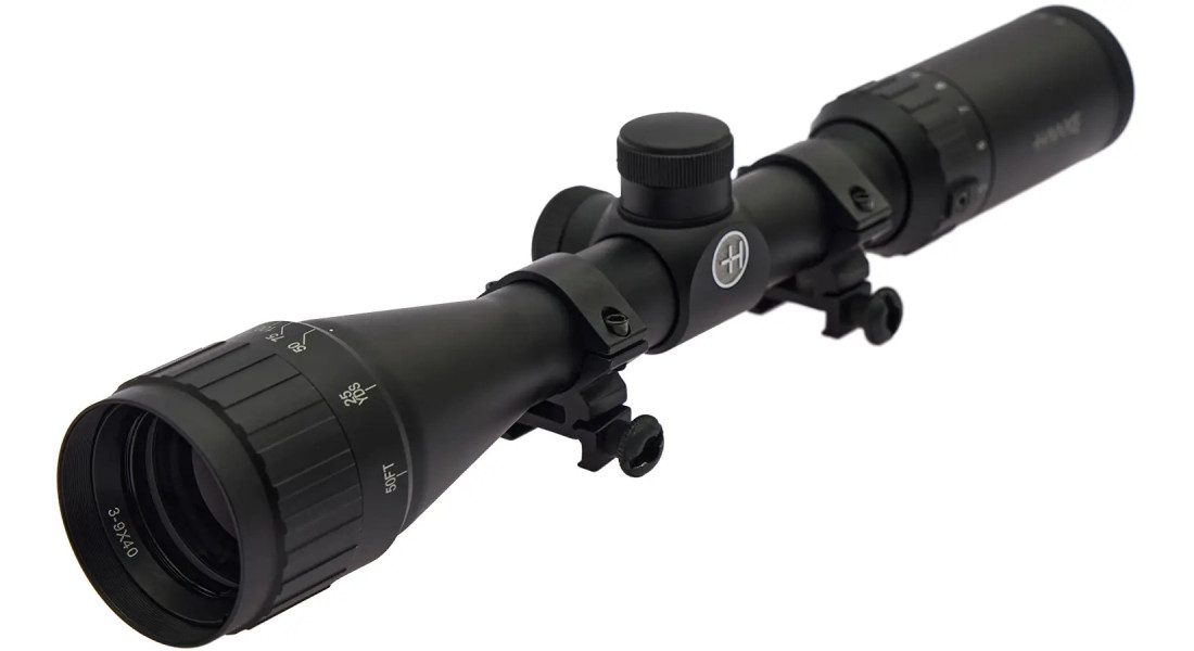 Приціл оптичний Hawke Fast Mount 3-9x40 AO сітка Mil Dot з кільцями на Ластівчин хвіст