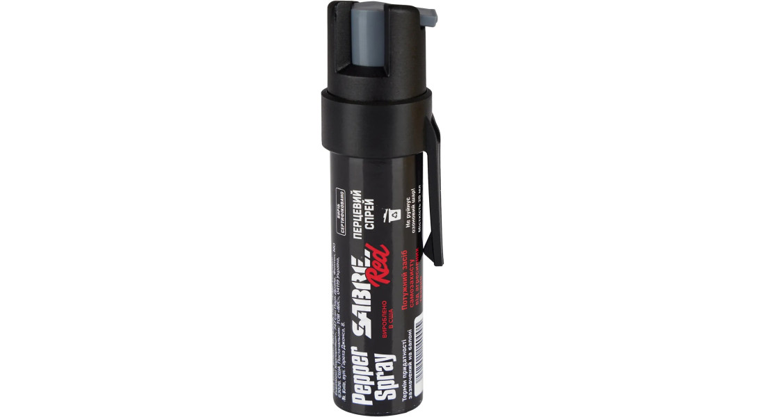 Газовий балончик Sabre Red Compact конус з кліпсою
