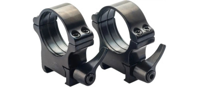 Швидкоз'ємні кільця Rusan QR. Weaver. Сталь. Ø 34 мм. BH9 мм