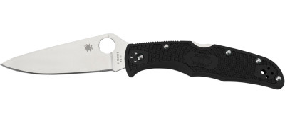 Нож Spyderco Endura4 Black FRN flat ground