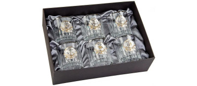 Подарунковий набір склянок для віскі Boss Crystal "Полювання"