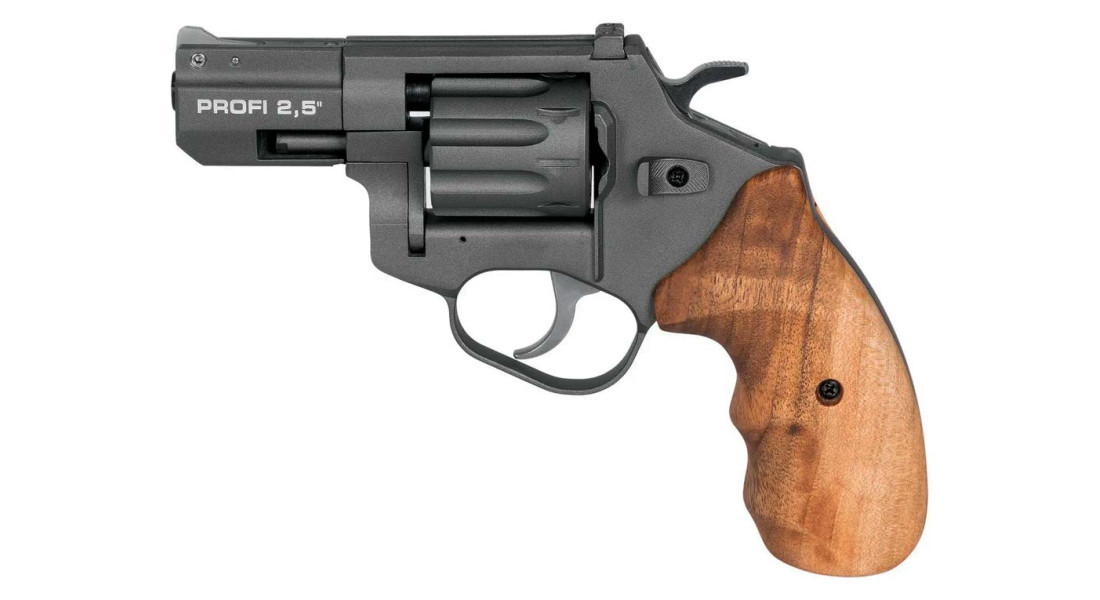 Револьвер Флобера ZBROIA PROFI-2.5" (графит / дерево)