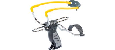 Рогатка Man Kung MK-SL06BK з упором ц:чорний/жовтий