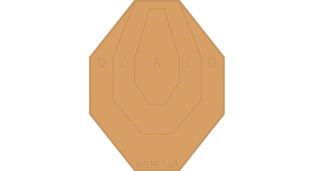 Мішень ІБІС IPSС класична. Картон. 460х580 мм