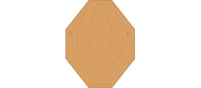 Мишень ИБИС IPSC классическая. Картон. 460х580 мм