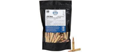 Патрон STS кал .223 Rem. Пуля FMJ BT 62 гр (4 г)