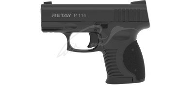 Пистолет стартовый Retay P114 кал. 9 мм. Цвет - black.
