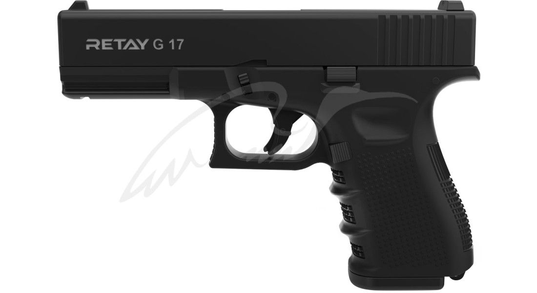 Пистолет стартовый Retay G17 кал. 9 мм. Цвет - black.