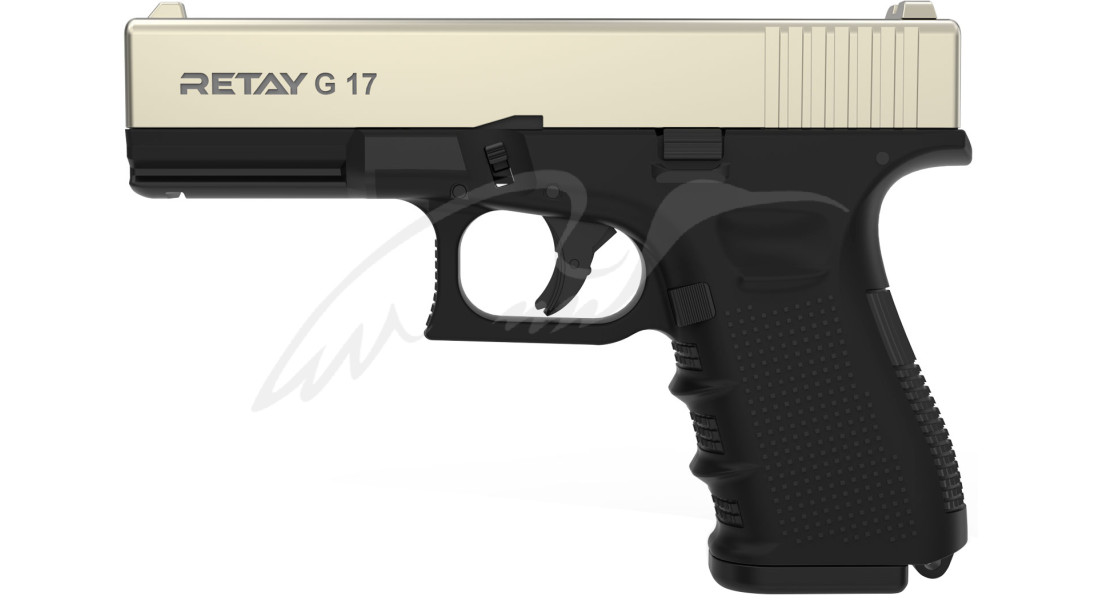 Пистолет стартовый Retay G17 кал. 9 мм. Цвет - satin.