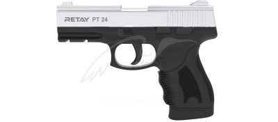 Пістолет стартовий Retay PT24 кал. 9 мм. Колір - nickel.