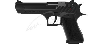 Пистолет стартовый Retay Eagle X кал. 9 мм. Цвет - black.