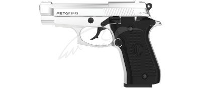 Пістолет стартовий Retay 84FS. Колір - nickel.