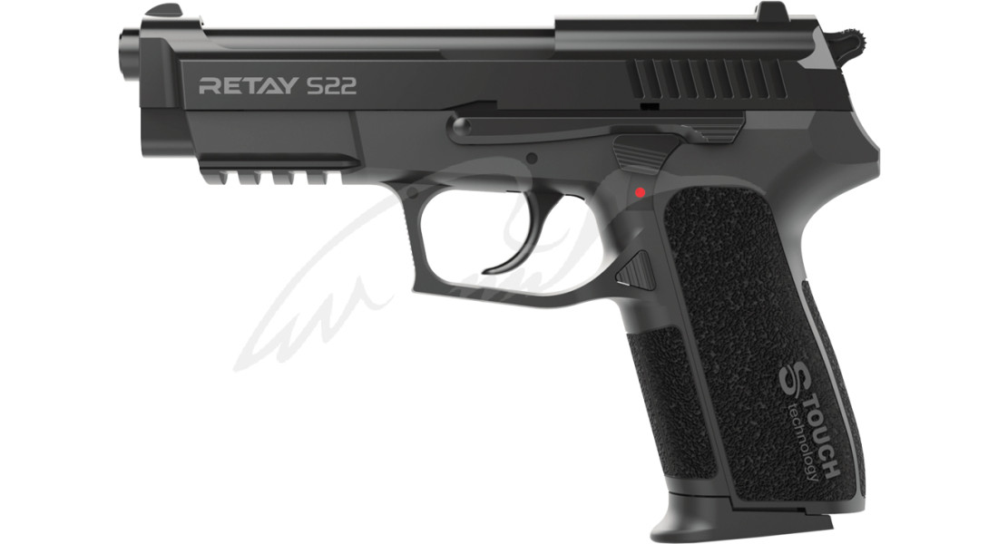 Пистолет стартовый Retay S22 кал. 9 мм. Цвет - black.