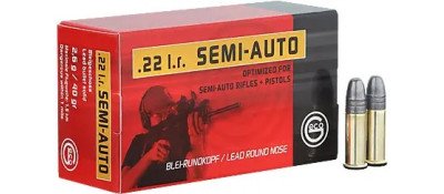 Патрон GECO Semi-Auto кал .22 LR куля BR маса 40 гр (2.6 г)