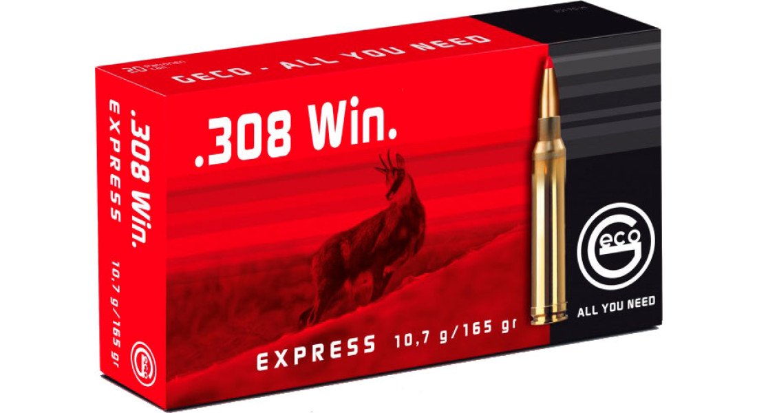 Патрон GECO кал. 308 Win куля Express маса 10.7 г Патрон GECO кал. 308 Win куля Express маса 10.7 г