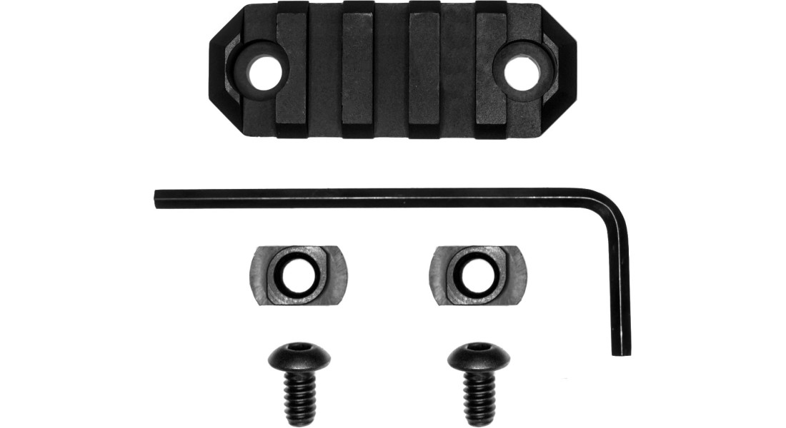 Планка GrovTec для M-LOK на 5 слотів Weaver/Picatinny